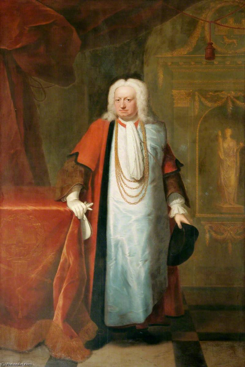 Benjamin Nuthall (d.1752), Mayor Of Norwich (1721 1749) — John Theodore Heins Senior