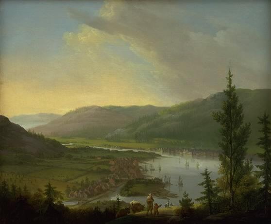 View Towards Drammen, Norway — Christian August Lorentzen