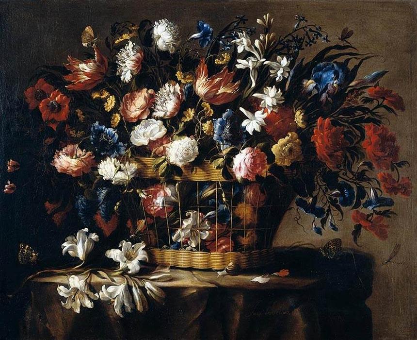 Basket Of Flowers — Juan De Arellano