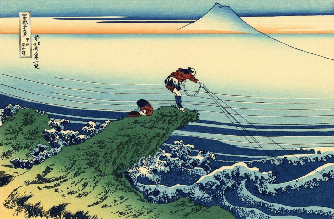 Kajikazawa In Kai Province — Katsushika Hokusai