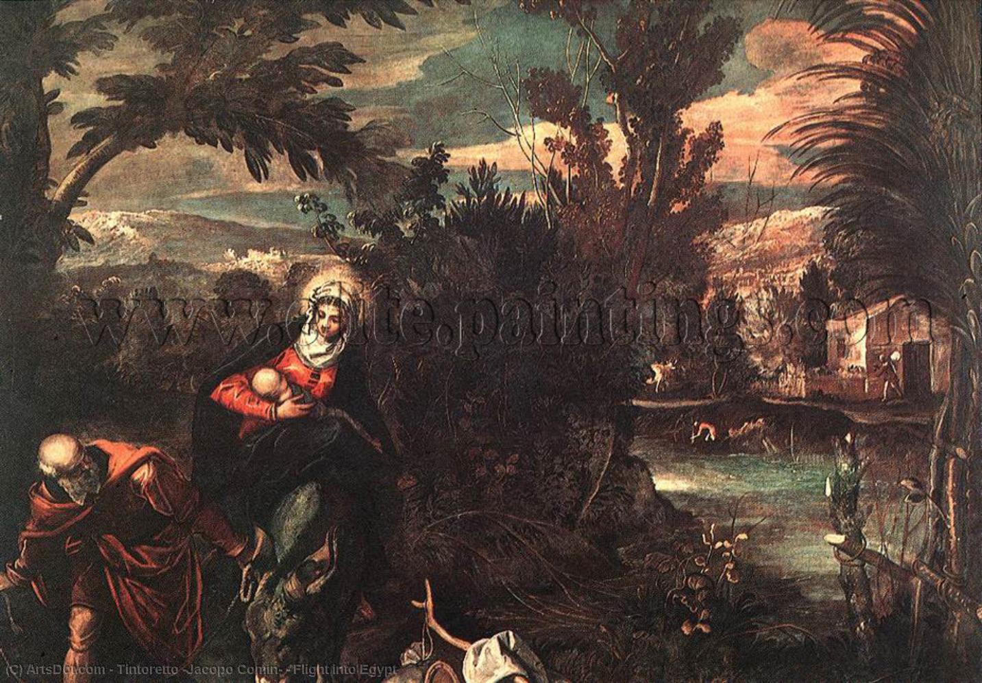 Flight Into Egypt — Tintoreto
