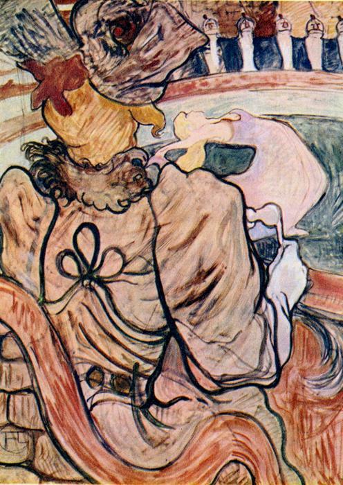 At The New Circus, Five Stuffed Shirts — Henri De Toulouse-lautrec