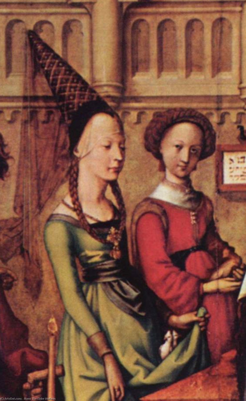 Christ Discovered In The Temple(detail) — Hans The Elder Holbein