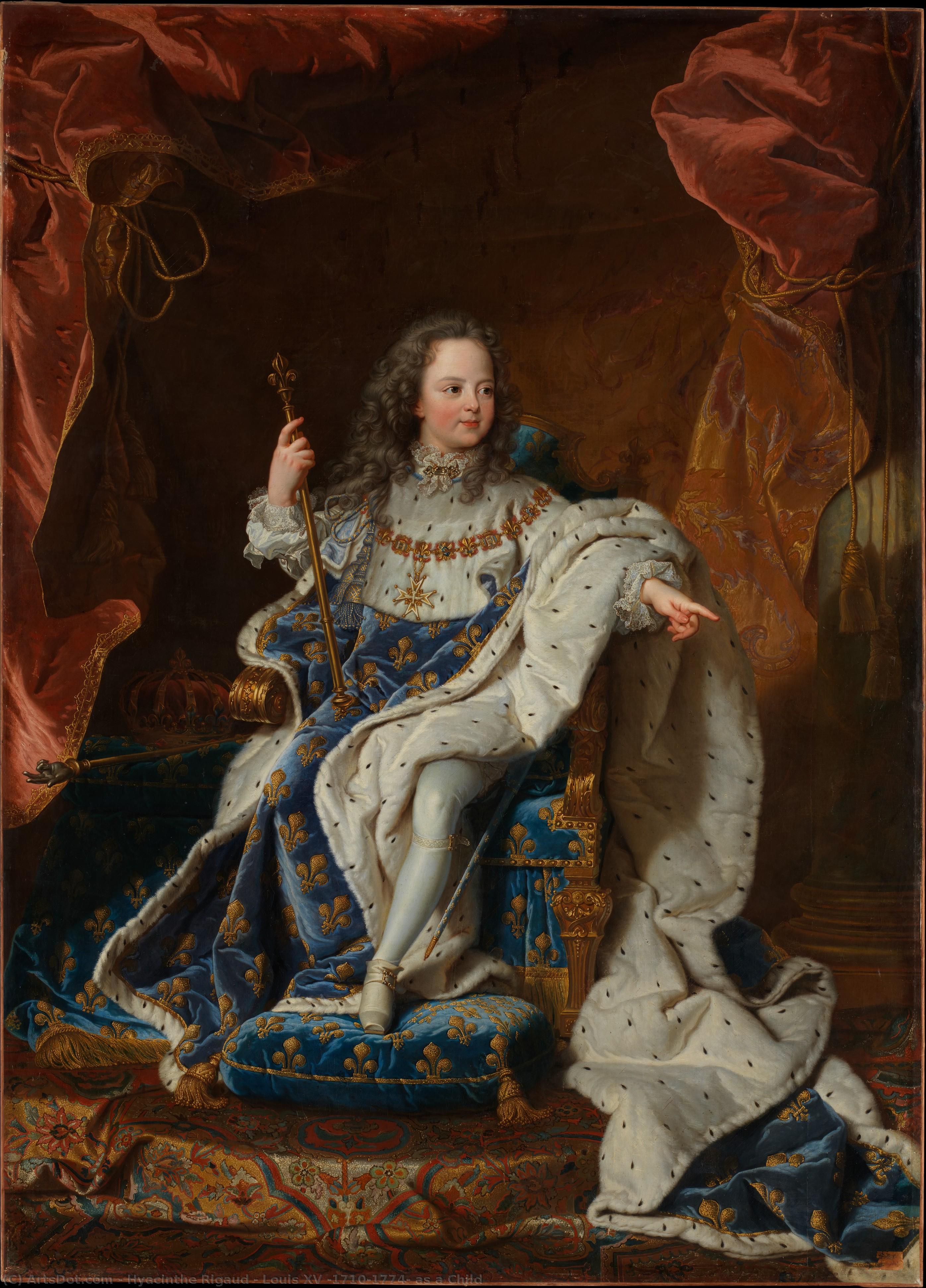 Louis Xv (1710–1774) As A Child — Hyacinthe Rigaud