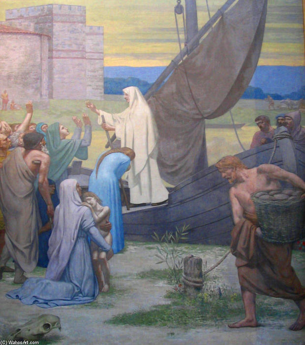 Life Of St. Genevieve — Pierre Cécile Puvis De Chavannes
