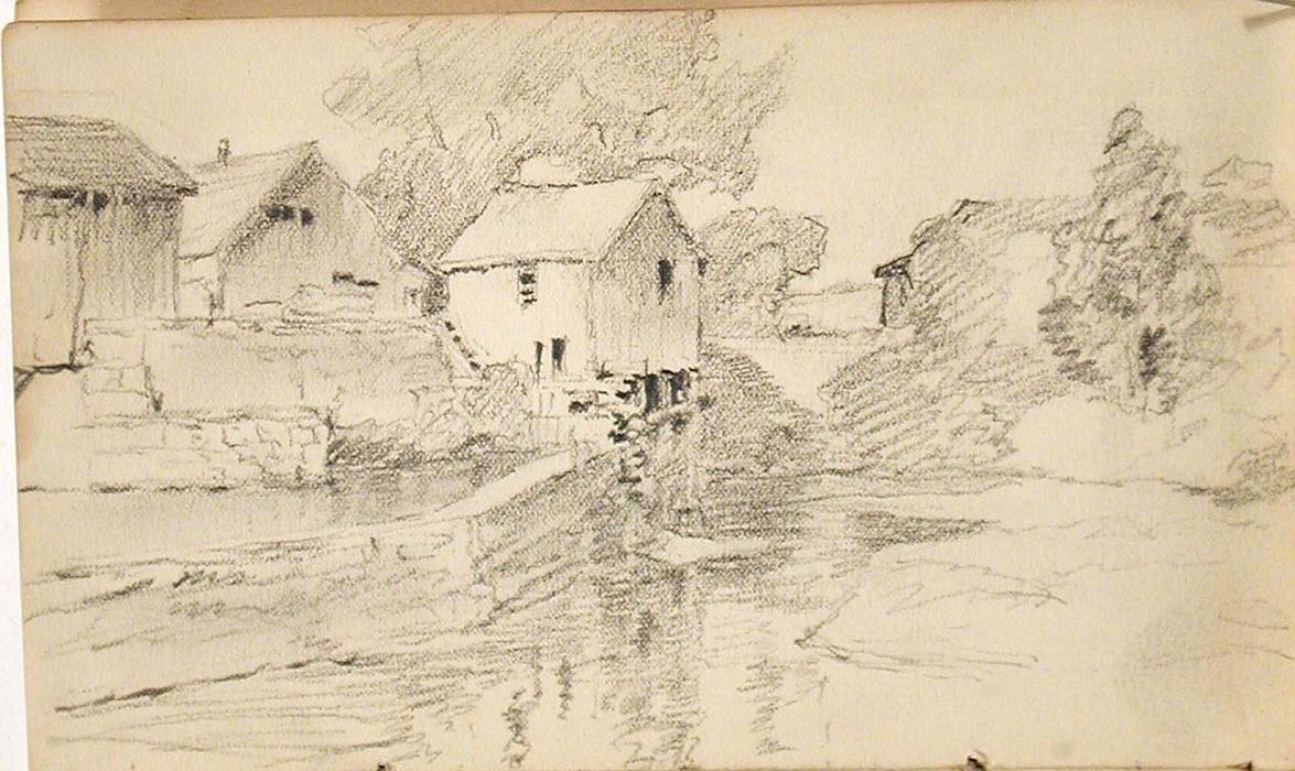 Shed By Pond 1 — John Ottis Adams