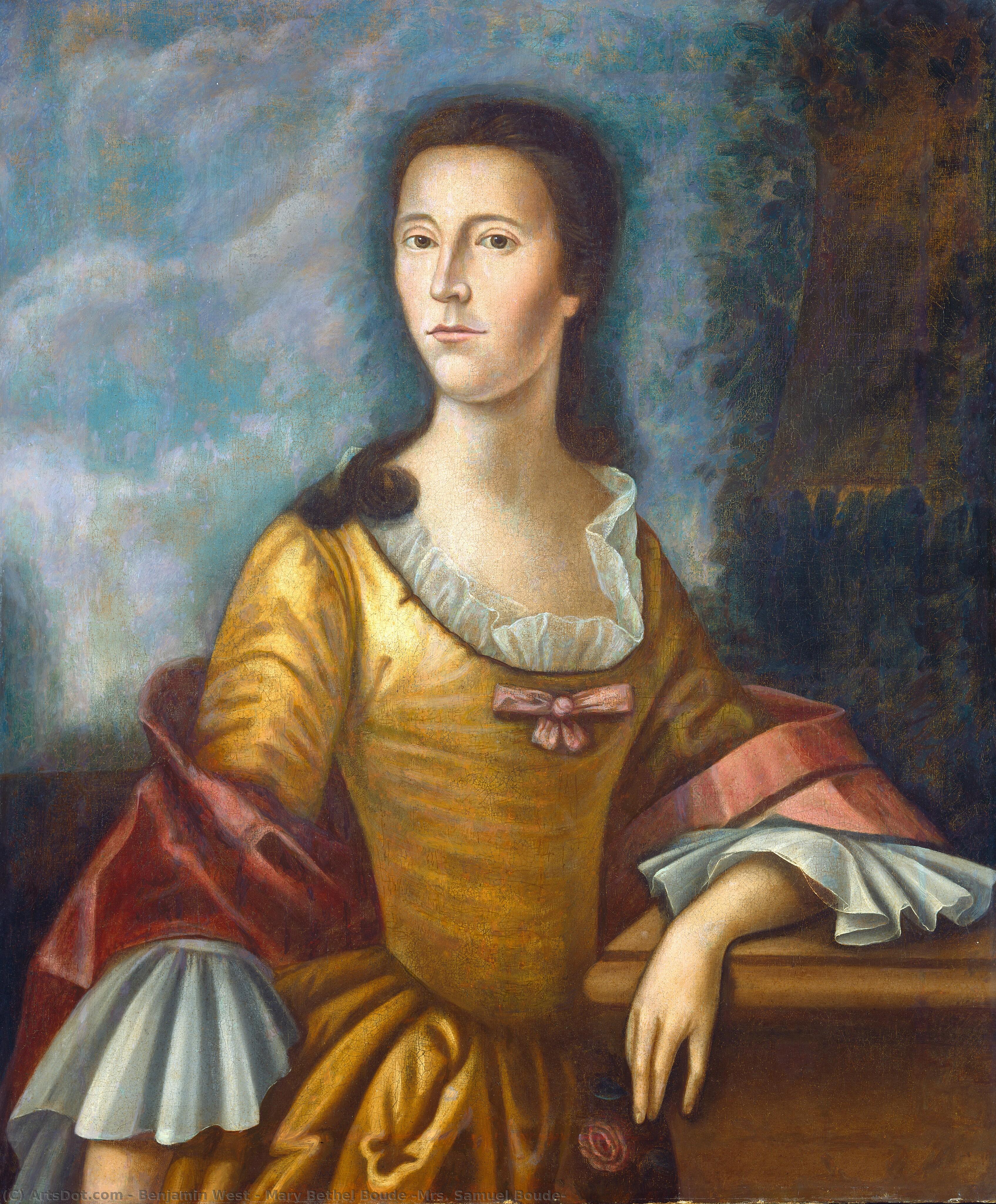 Mary Bethel Boude (mrs. Samuel Boude) — Benjamin West