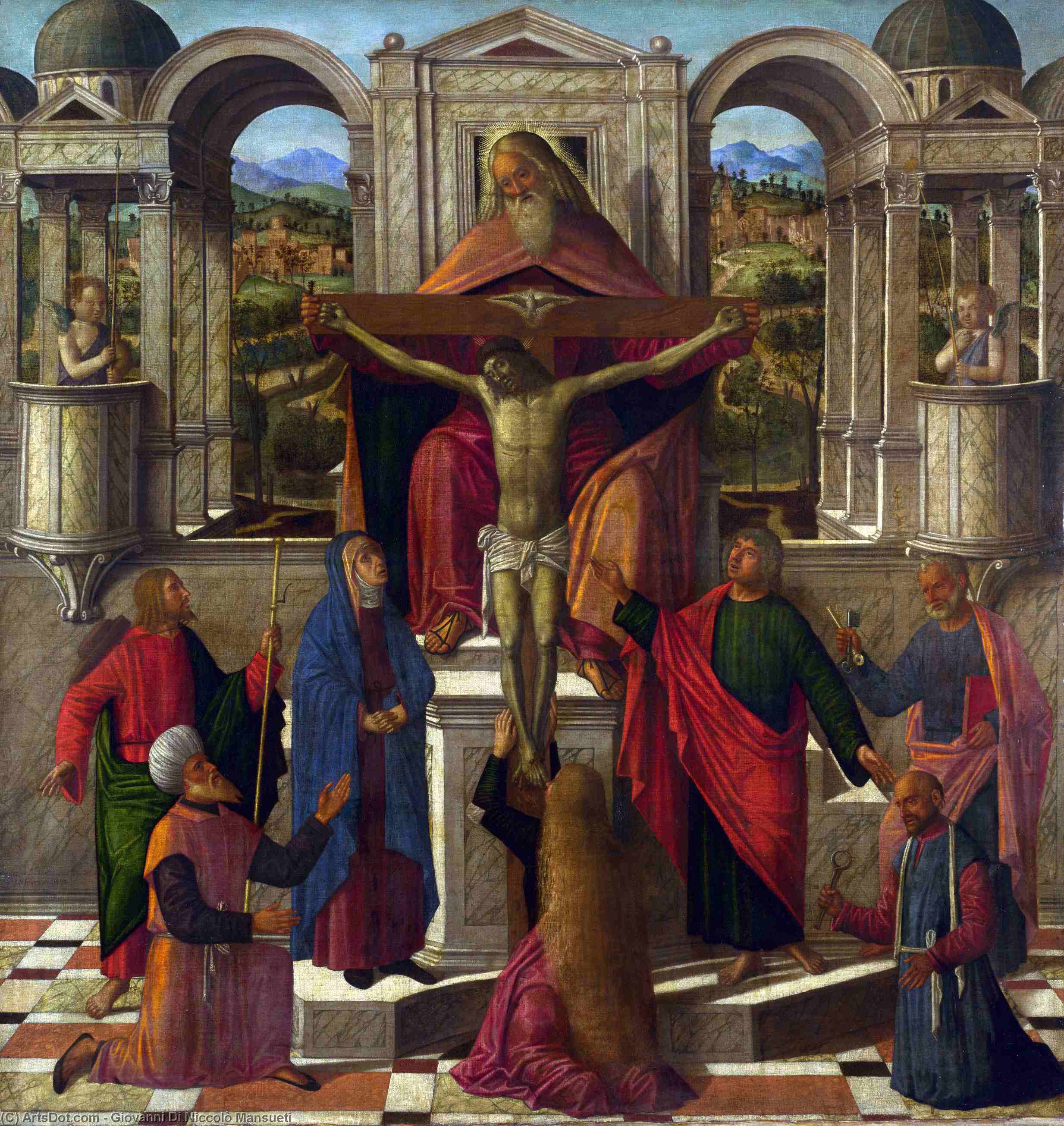 Symbolic Representation Of The Crucifixion — Giovanni Mansueti