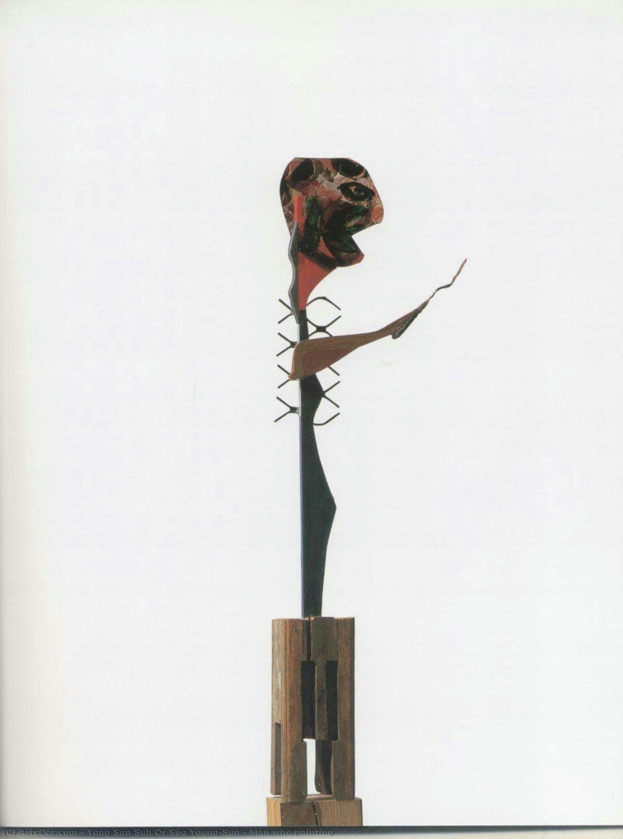 Man Who Painting — Yong Sun Suh Or Seo Young-sun