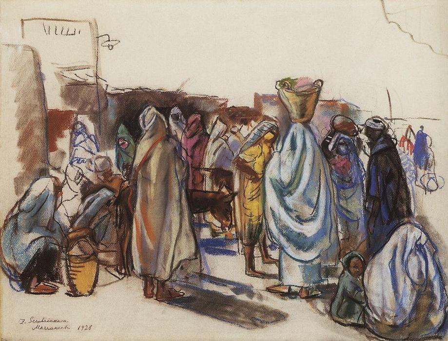 Market. Marrakesh — Zinaida Serebriakova