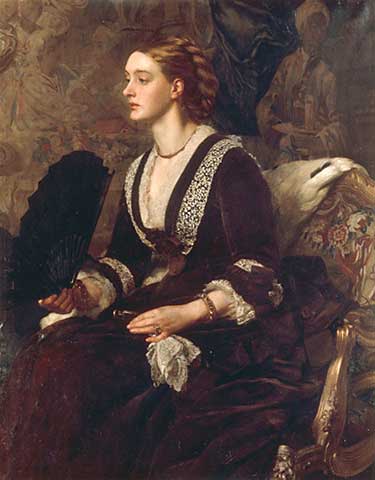 A Portrait Of Mrs Archibald Milman — Sir Edward John Poynter