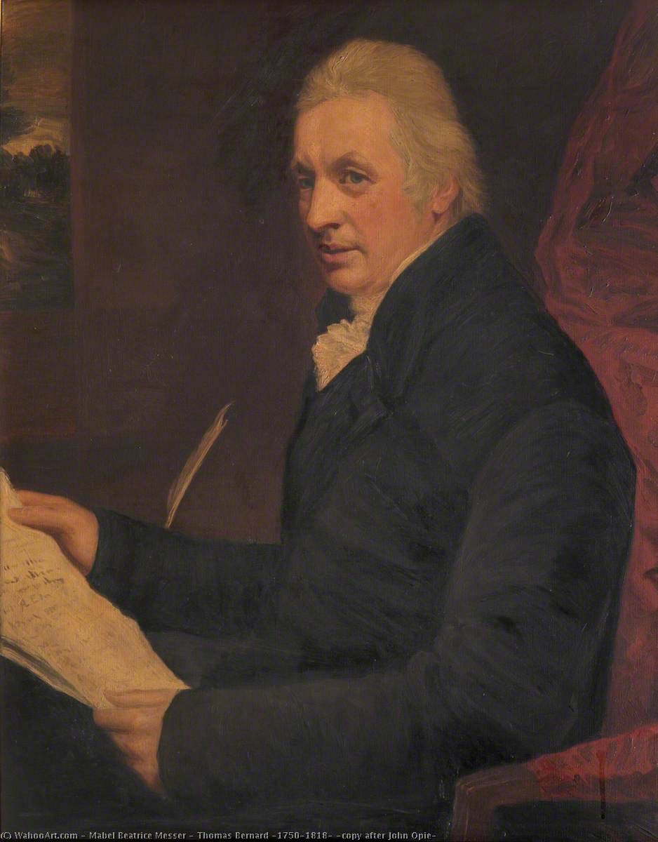 Thomas Bernard (1750–1818) (copy After John Opie) — Mabel Beatrice Messer