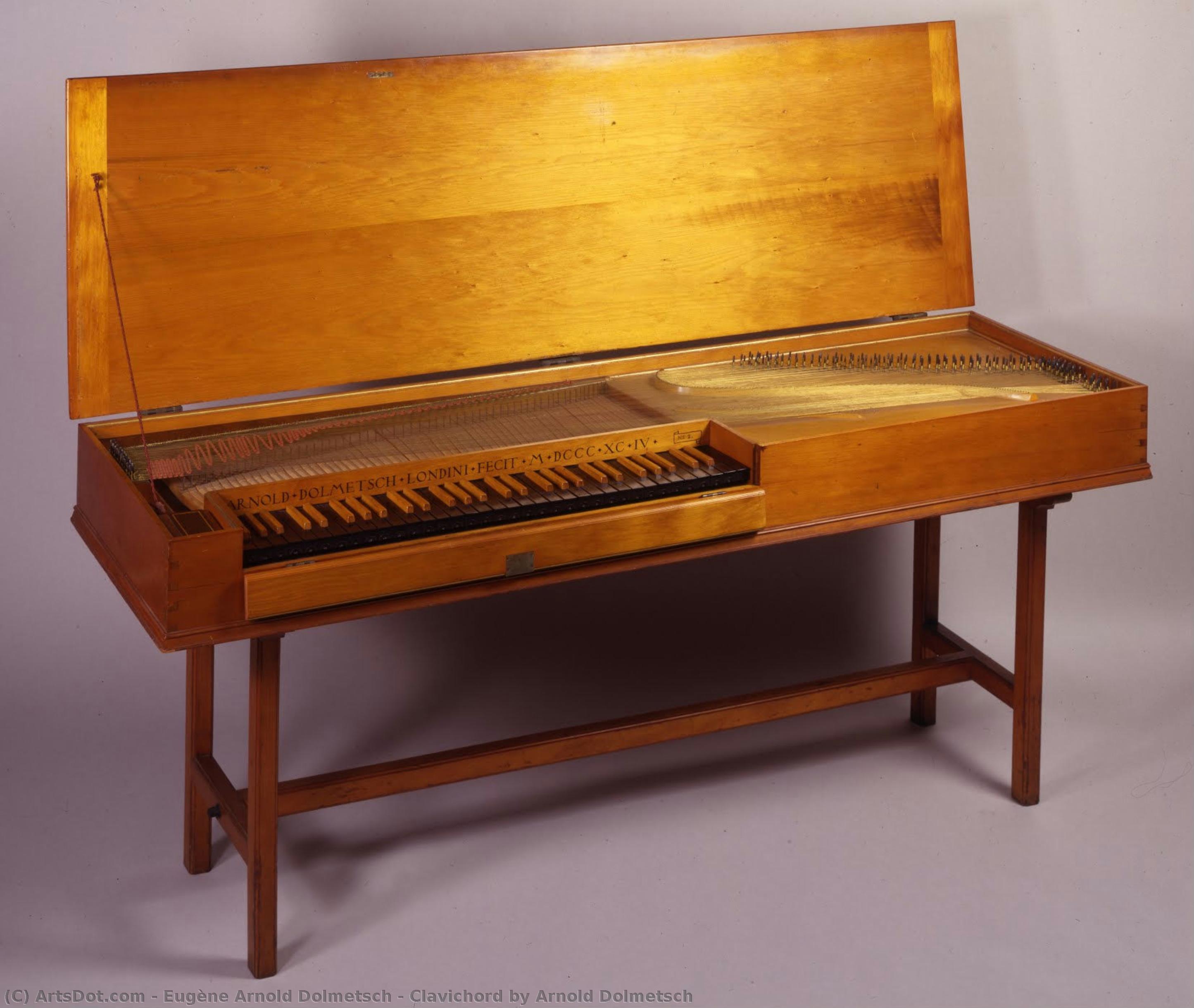 Clavichord By Arnold Dolmetsch — Eugène Arnold Dolmetsch