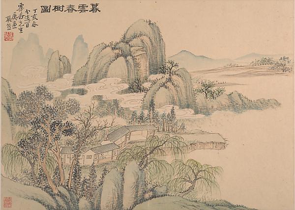 清 張熊 山水 冊頁 Landscape — Zhang Xiong