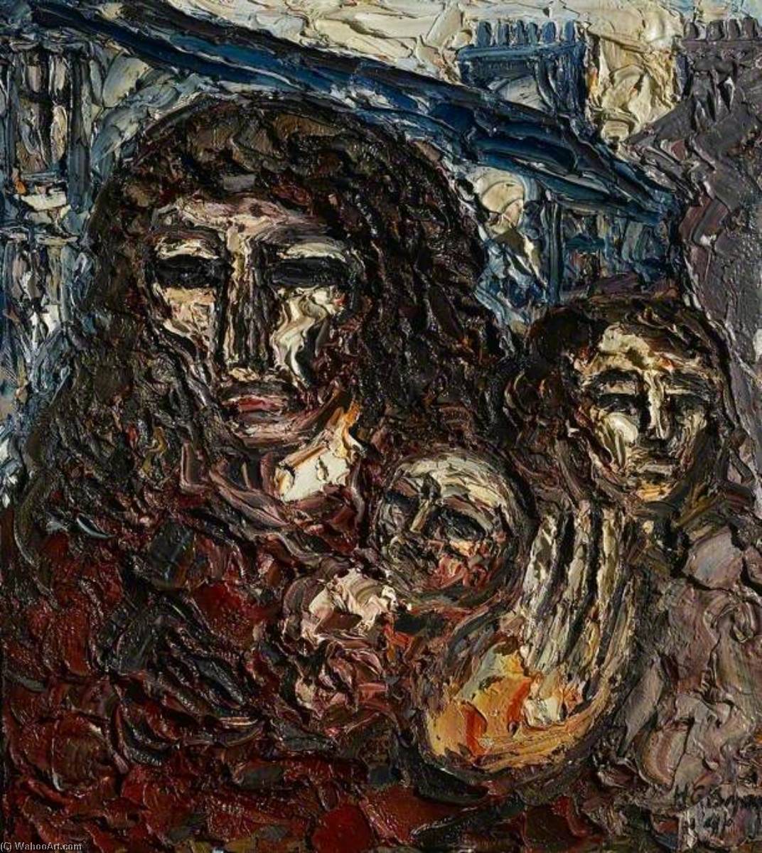 Woman With Two Children — Hugh Gerard Byars