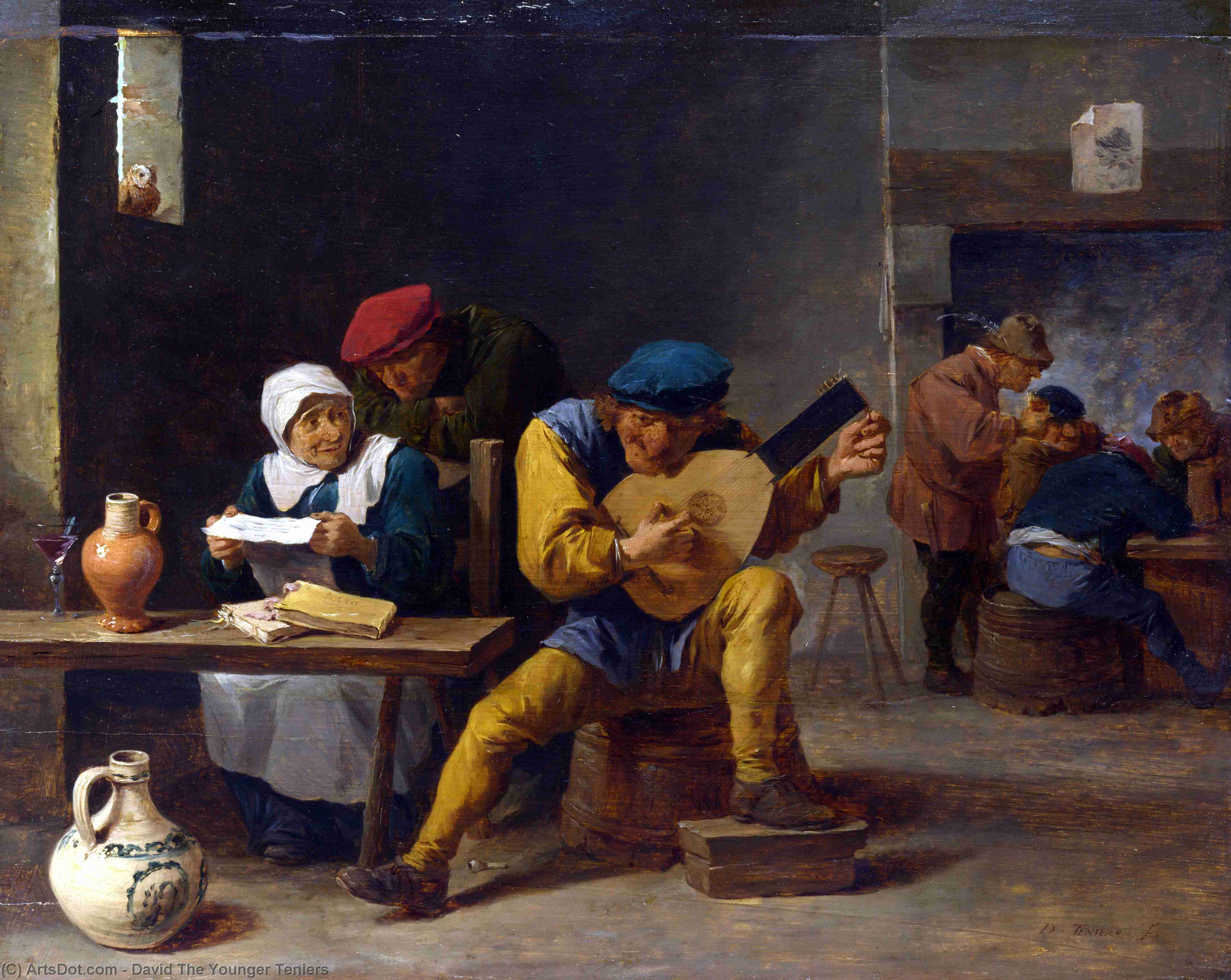 Peasants Making Music In An Inn — David Teniers Der Jüngere