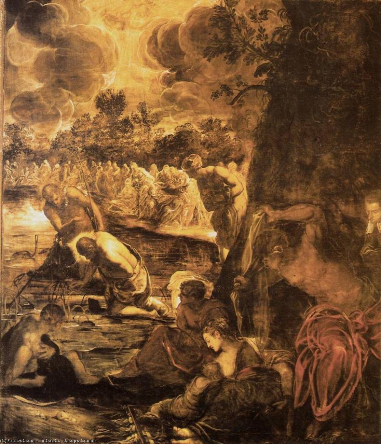 Baptism Of Christ, Sala Gran — Tintoretto (jacopo Comin)