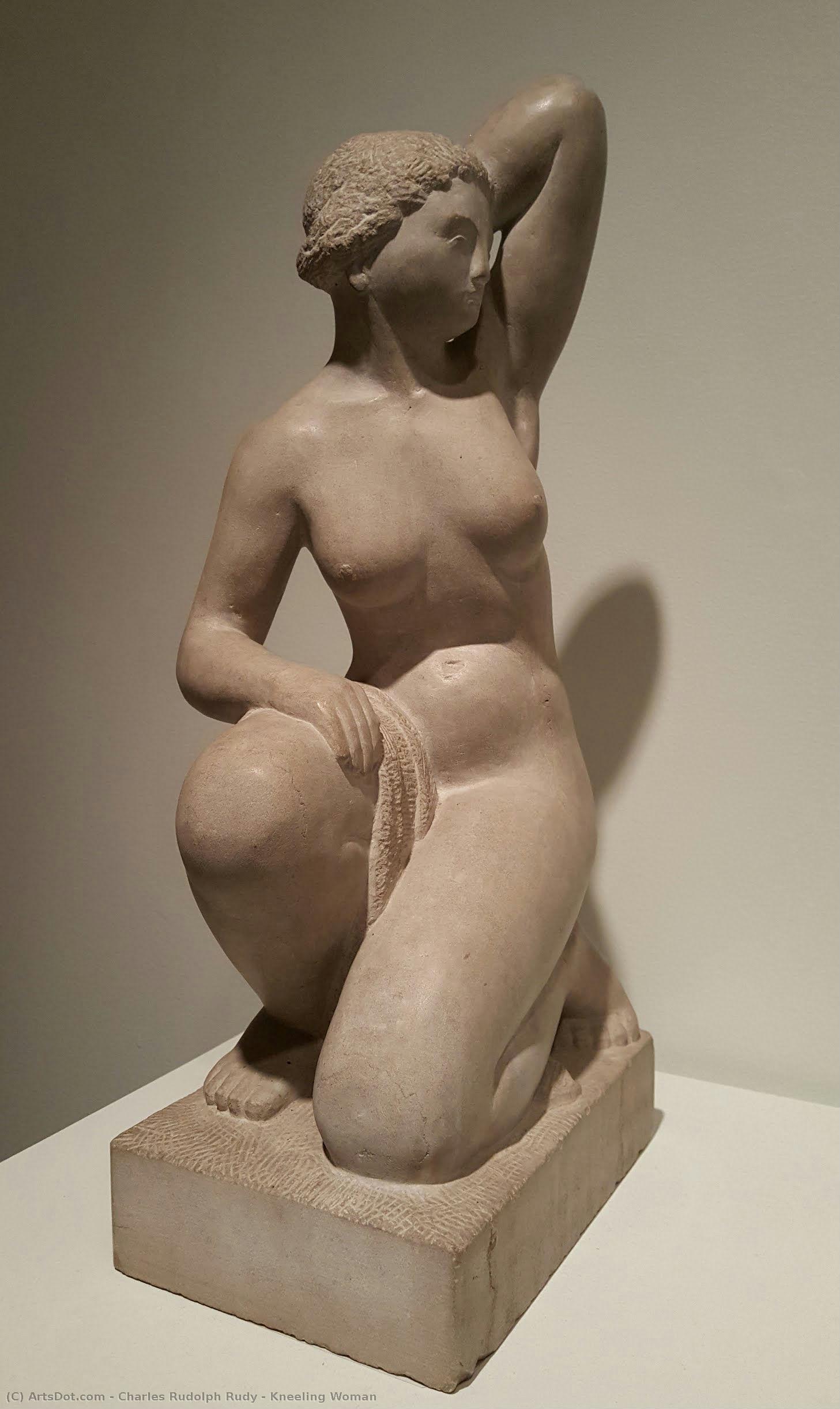 Kneeling Woman — Charles Rudolph Rudy
