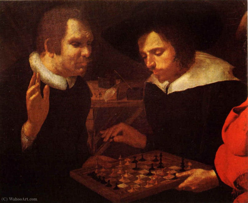 Chess Players — Karel Van Mander