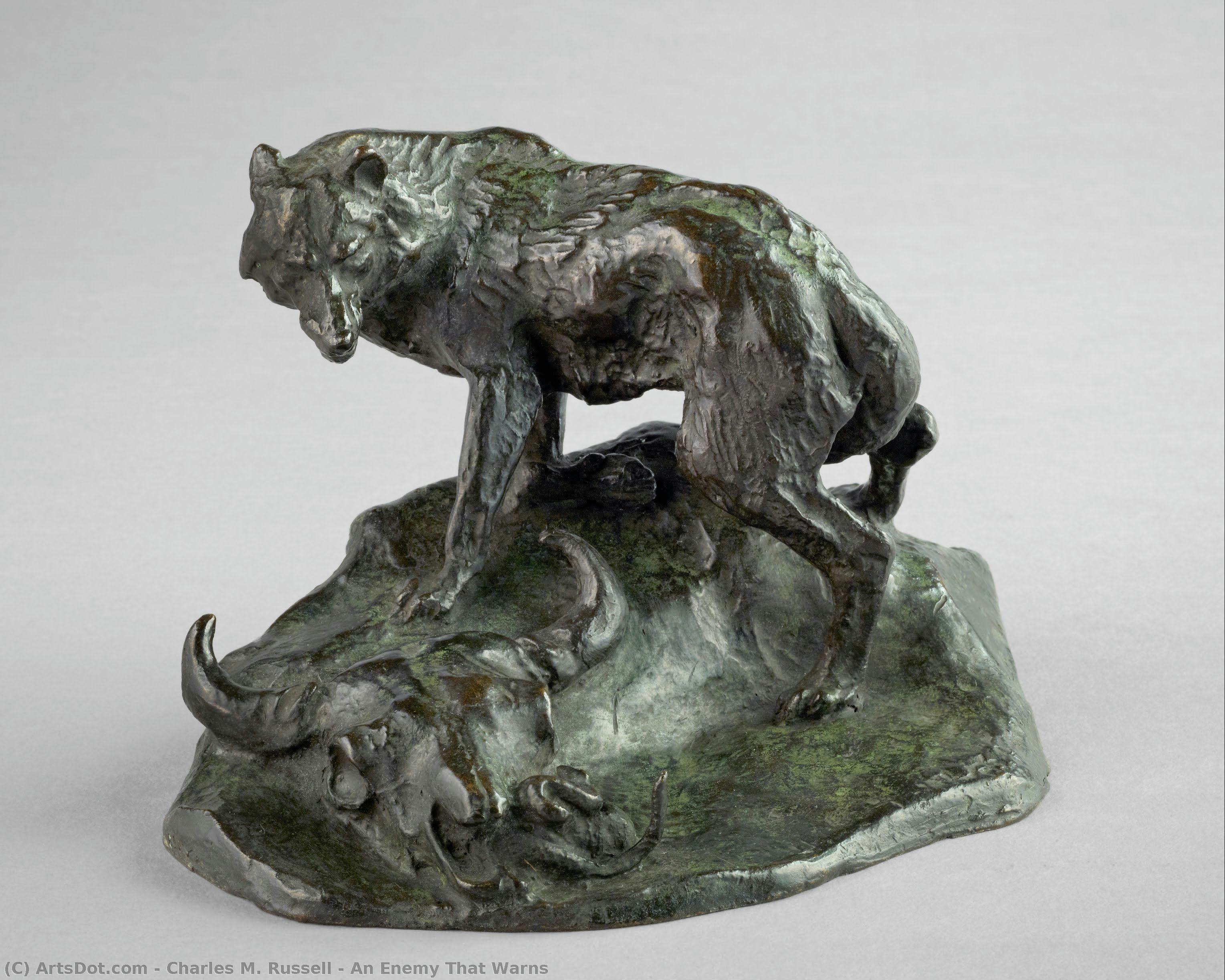 An Enemy That Warns — Charles Marion Russell