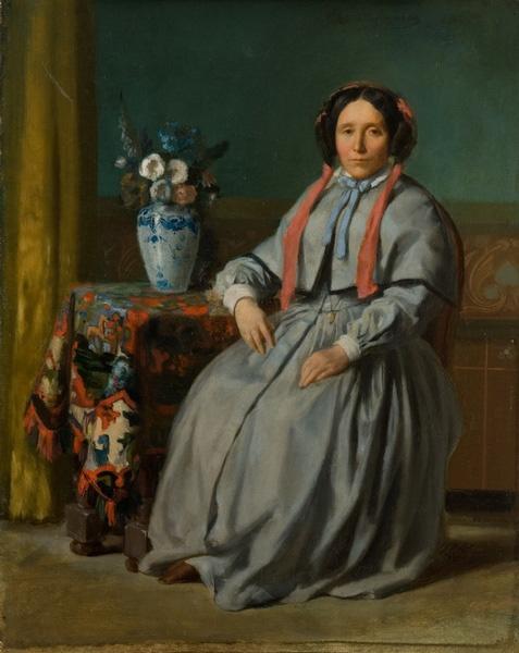 Portrait De Mlle Joséphine Gante — Jules Elie Delauney