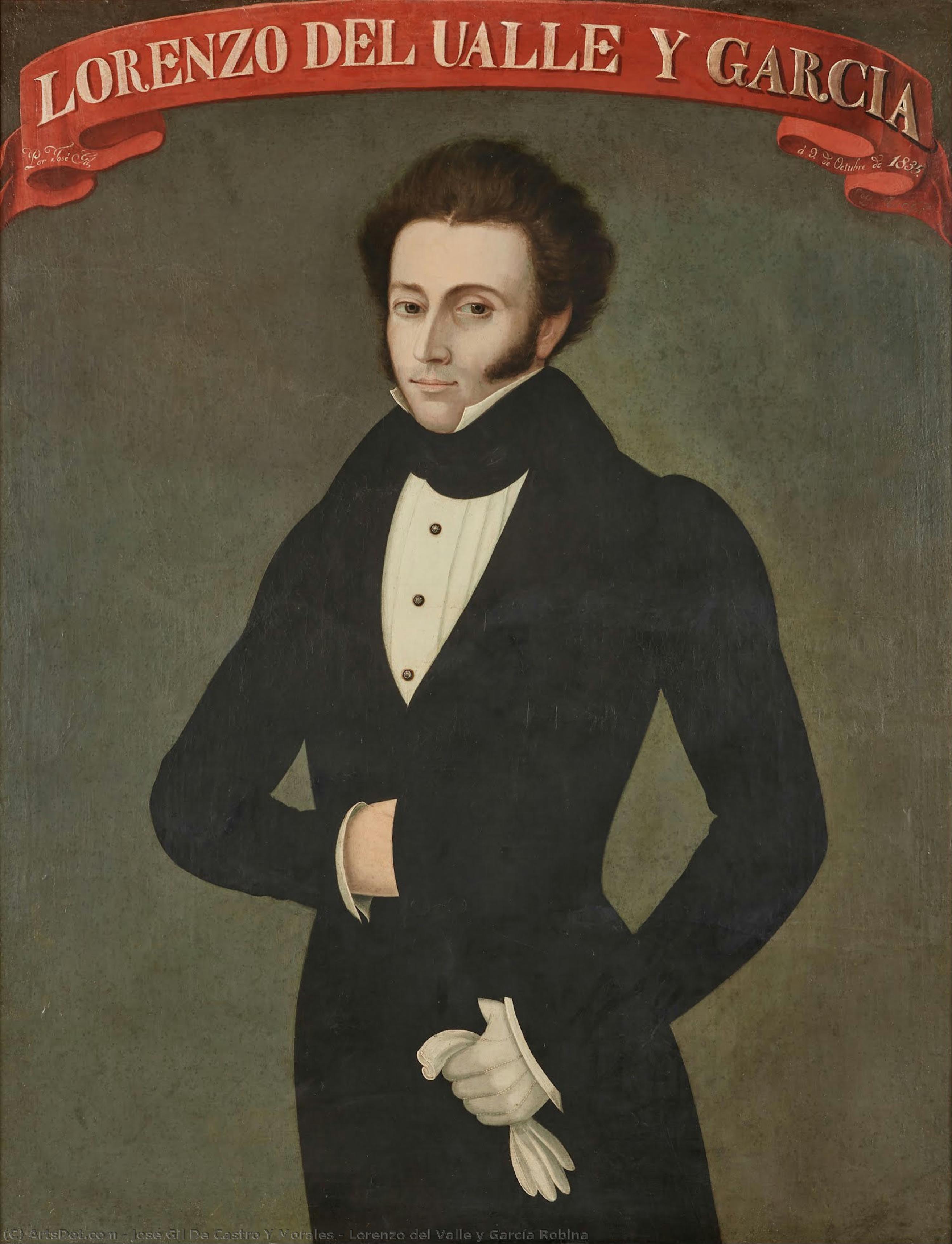 Lorenzo Del Valle Y García Robina — José Gil De Castro Y Morales