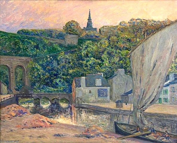 The River Rance At Dinard — Maxime Emile Louis Maufra