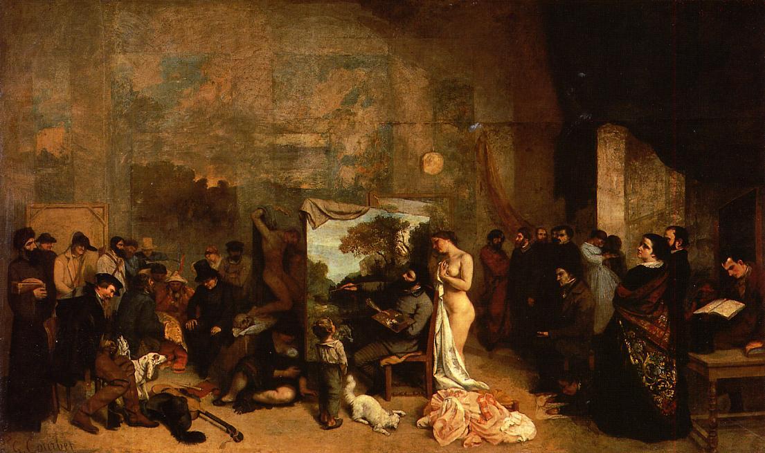 The Painter's Studio — Курбе