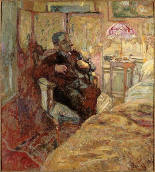 Portrait De Romain Coolus — Jean-édouard Vuillard