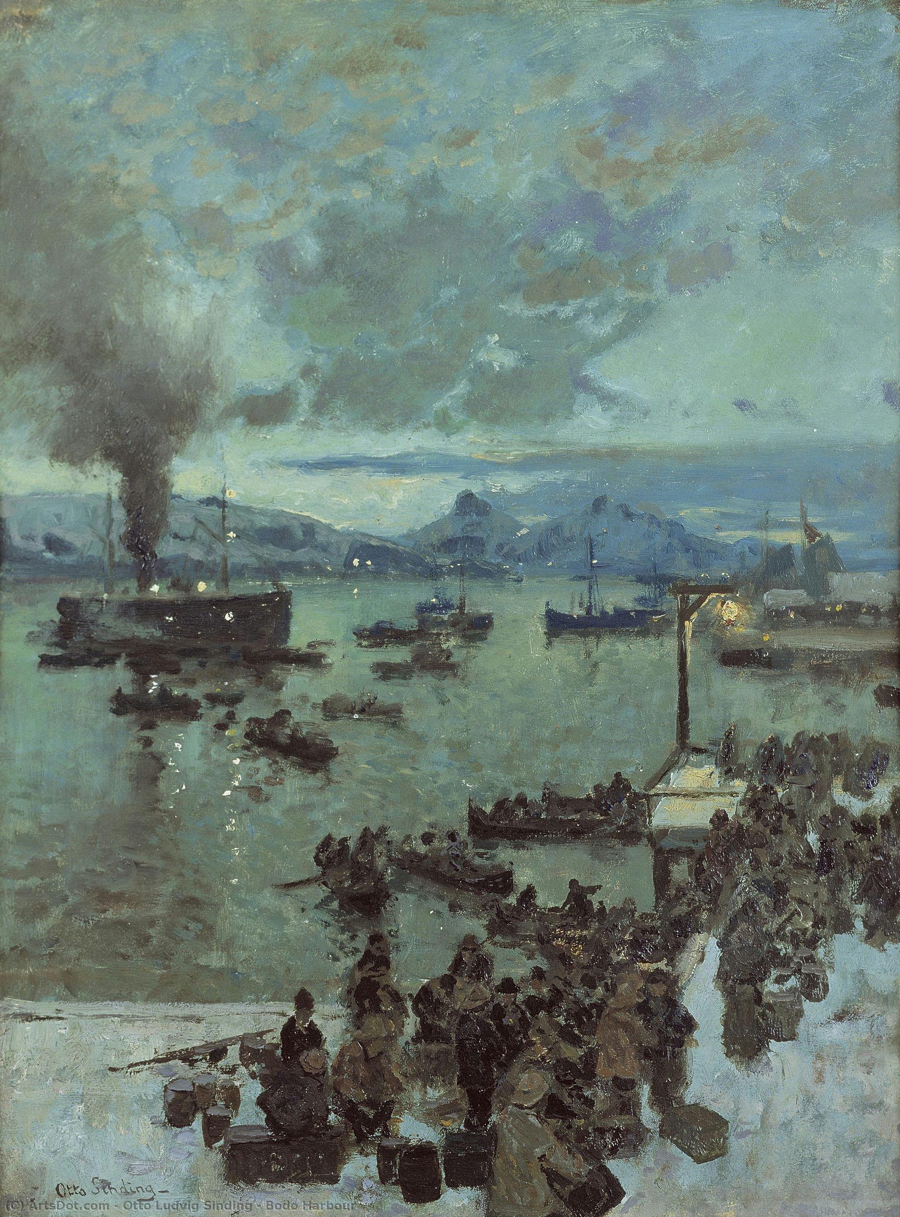 Bodø Harbour — Otto Ludvig Sinding
