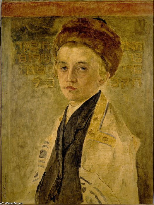 Portrait Of A Jewish Boy — Isidor Kaufmann
