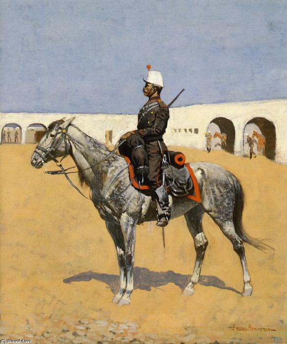 Cavalryman Of The Line, Mexico — Frederic Remington