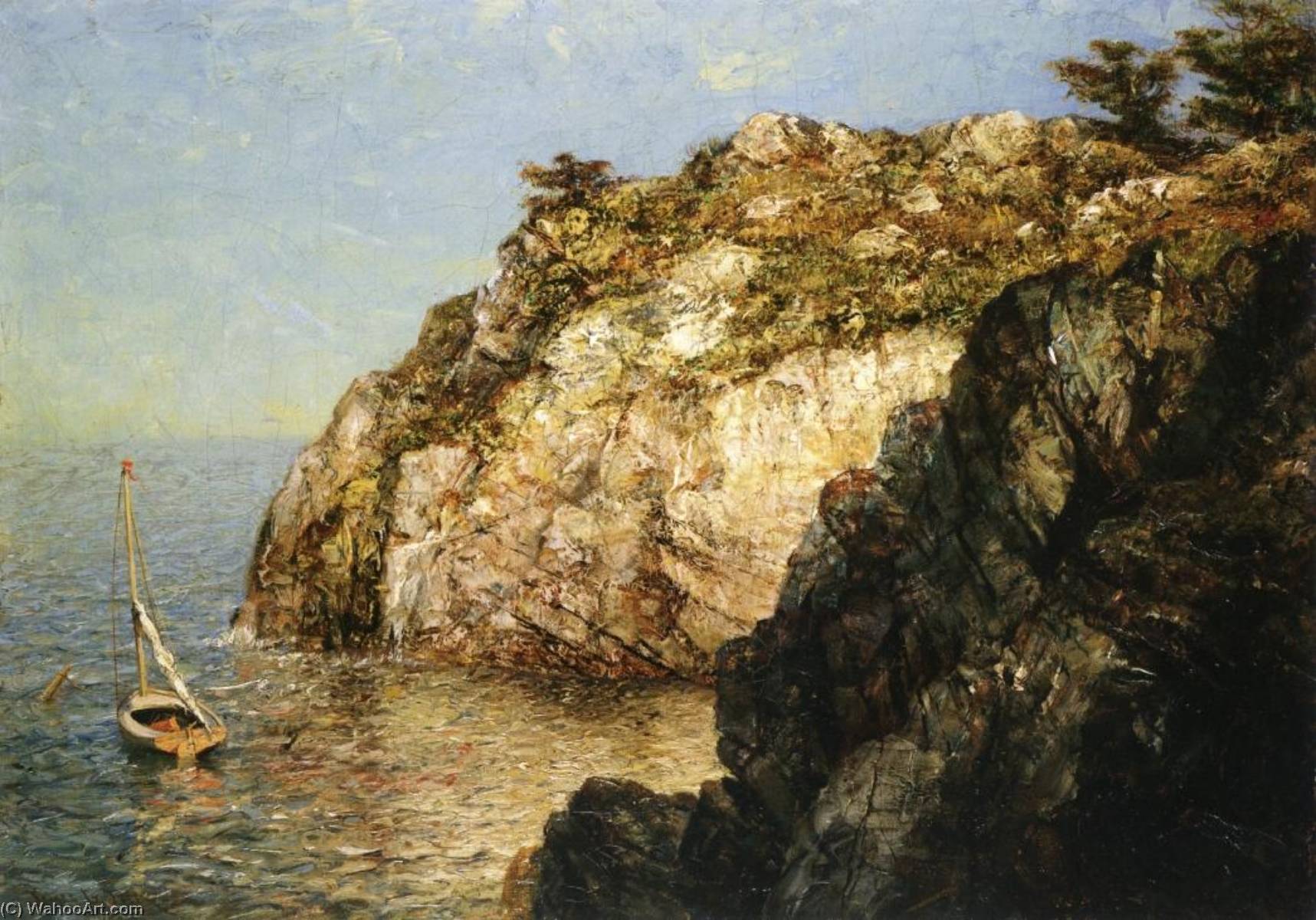 Moored Along The Cliffs — James Gale Tyler