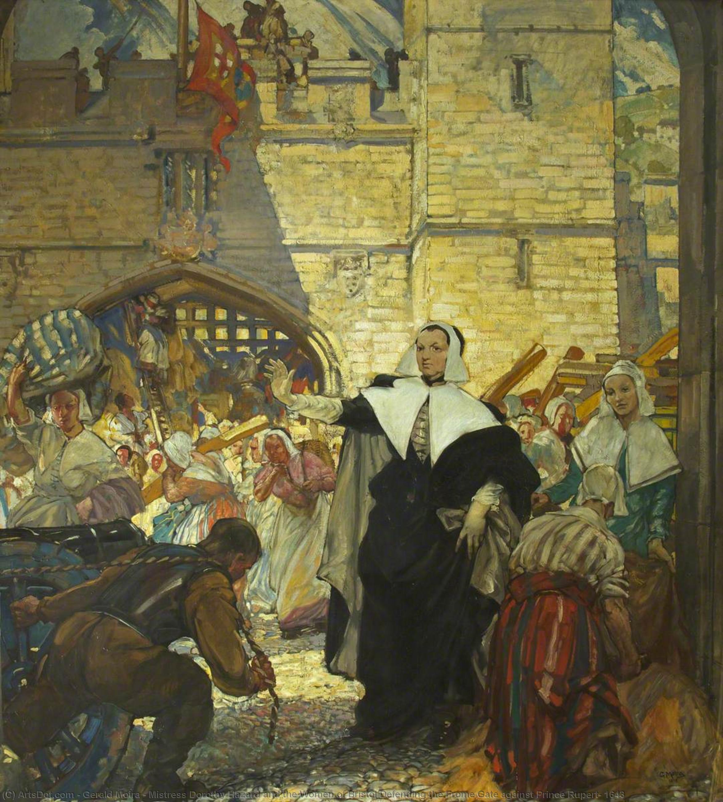 Mistress Dorothy Hazard And The Women Of Bristol Defending The Frome Gate Against Prince Rupert, 1643 — Gerald Moira