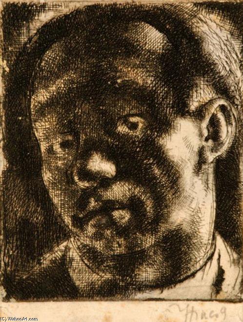 Self-portrait — Gyula Hincz