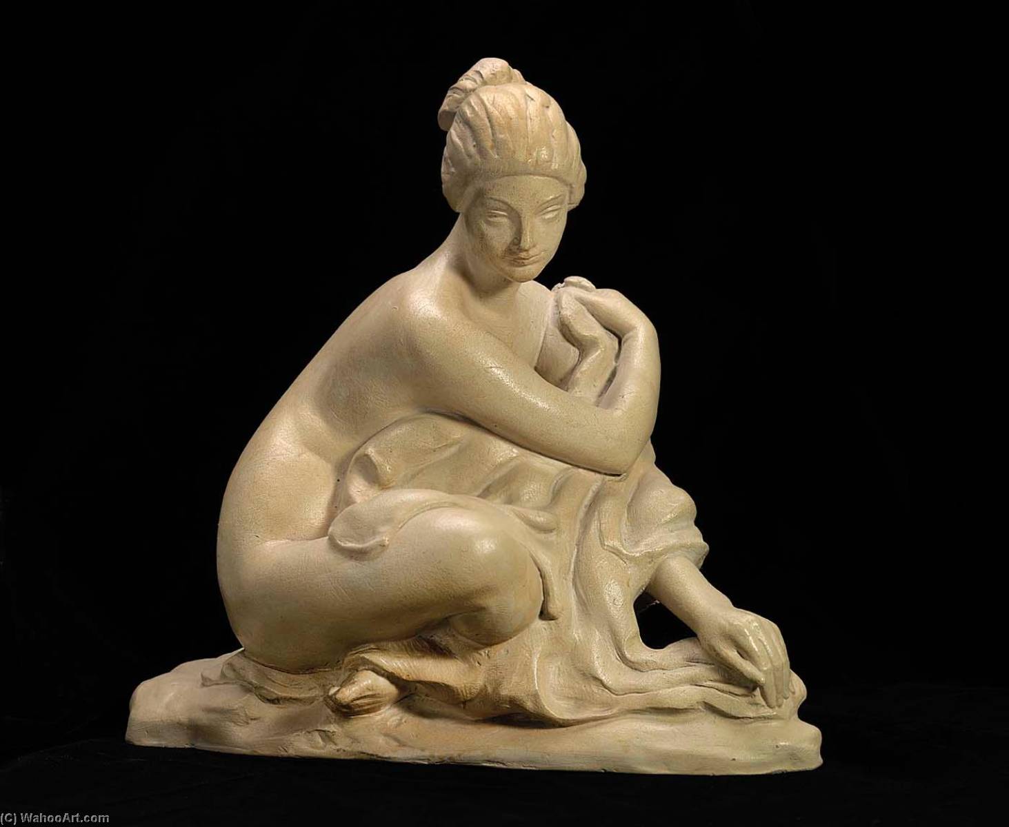Seated Bather — Joseph Emile Renier