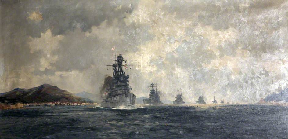 Hms 'superb' — Frank Mason