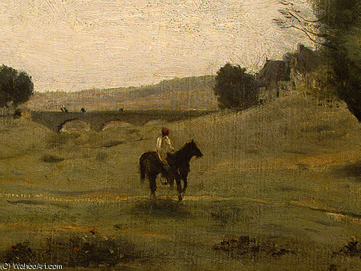 View Near Epernon (detail - ) — Jean-baptiste-camille Corot