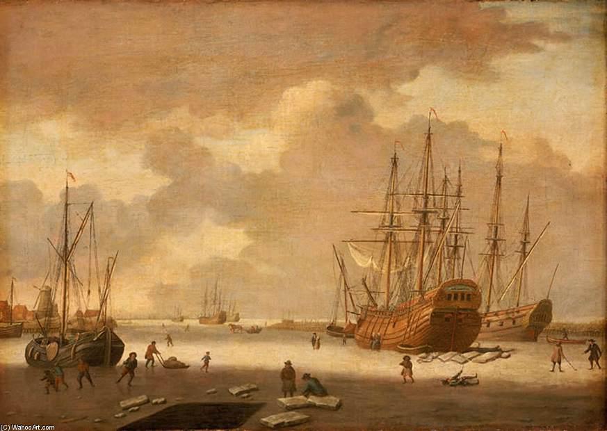 A Dutch Whaler And Other Vessels In The Ice — Adam Silo