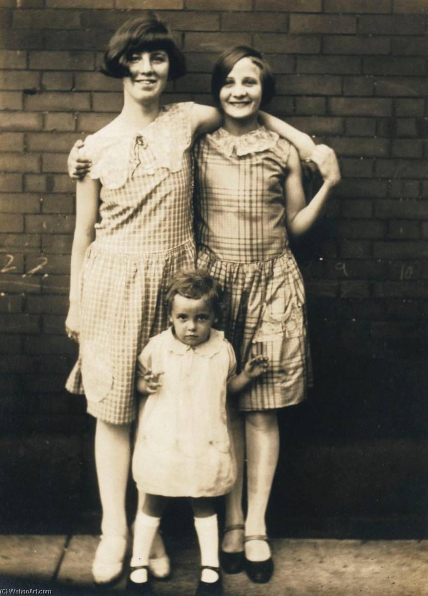 Three Girls, Kensington, Philadelphia — John Frank Keith