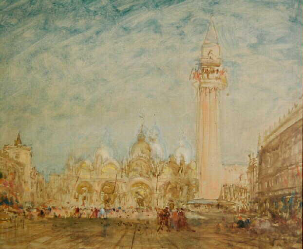 La Place Saint Marc À Venise — Felix Ziem