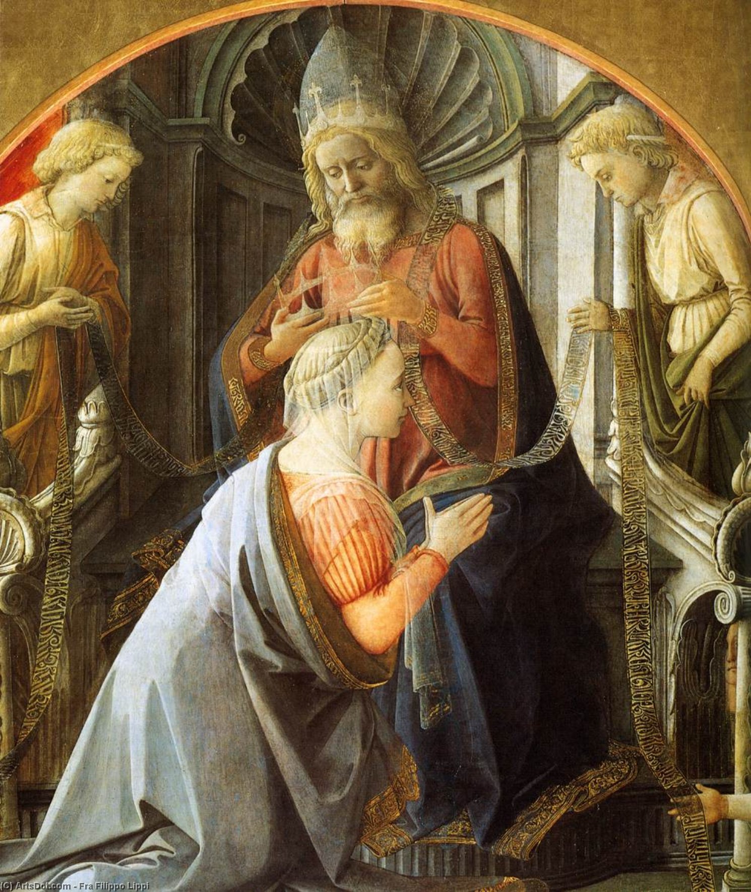 Coronación De La Virgen (detalle) (11) — Filippo Lippi