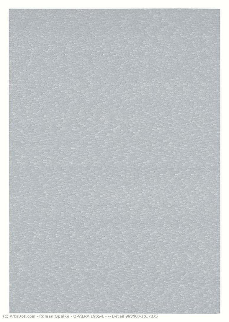 Opalka 1965/1 - ∞; Détail 993460–1017875 — Roman Opałka