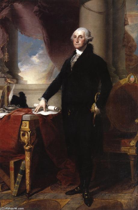 Portrait Of George Washington (also Known As Munro-lenox Portrait) — Gilbert Stuart