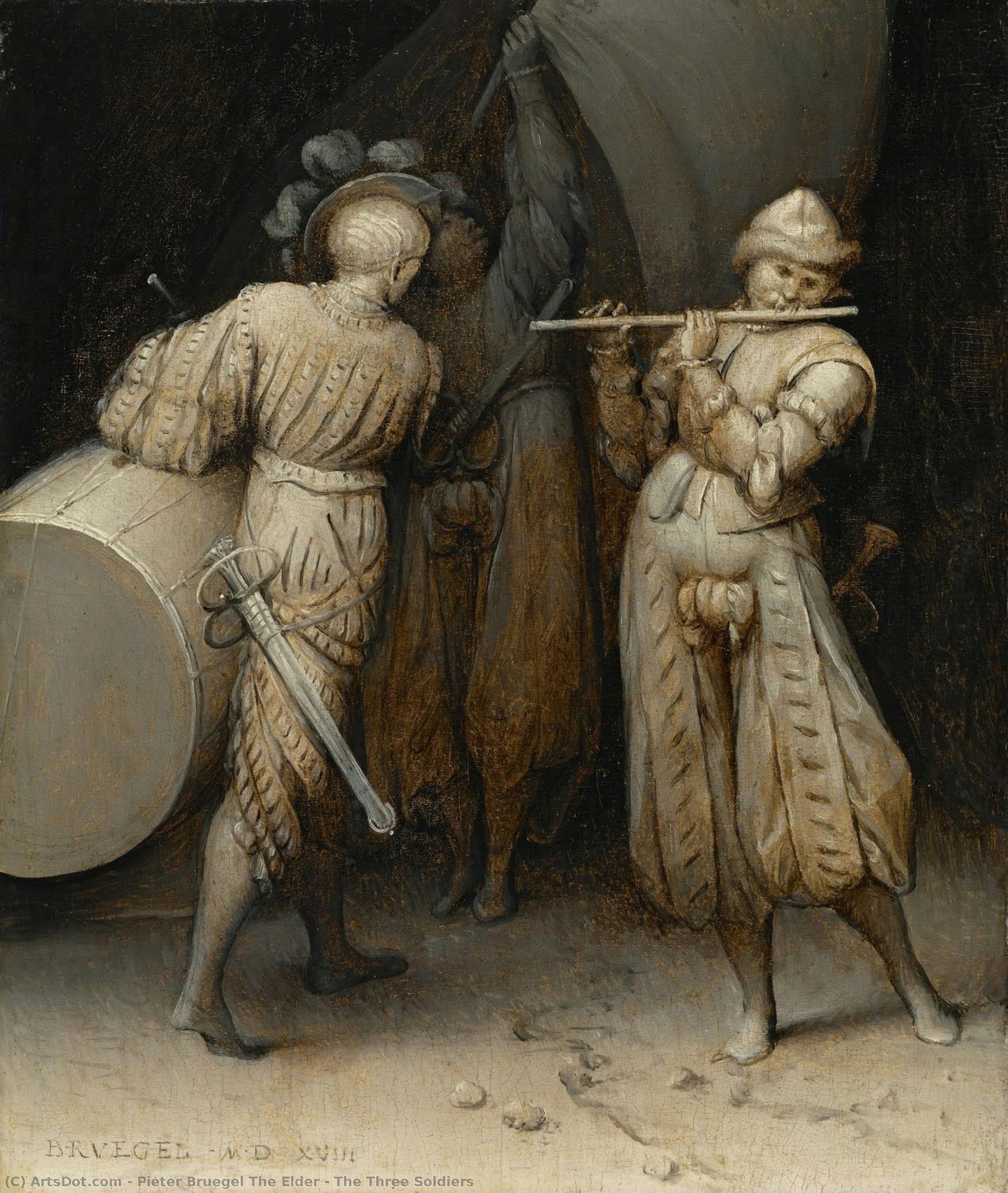 The Three Soldiers — Pieter Bruegel The Elder