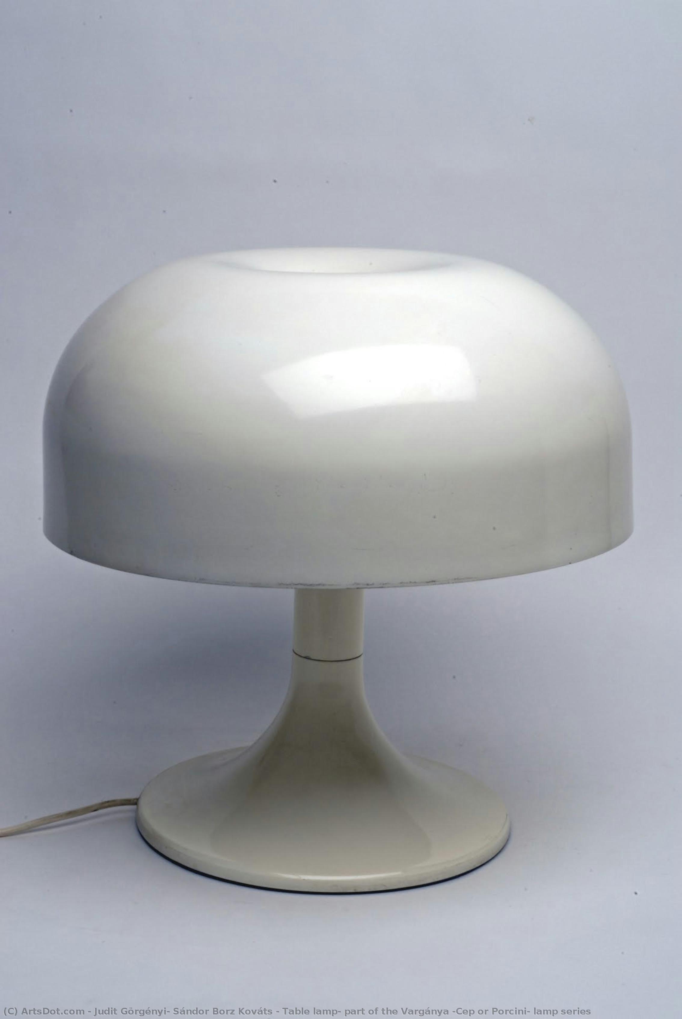 Table Lamp, Part Of The Vargánya (cep Or Porcini) Lamp Series — Judit Görgényi, Sándor Borz Kováts