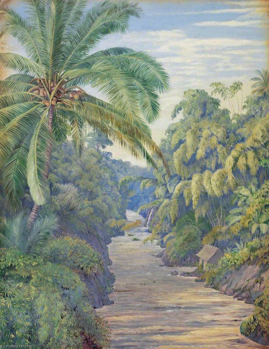 Vistas Desde El Puente En Buitenzorg (bogor), Java — Marianne North