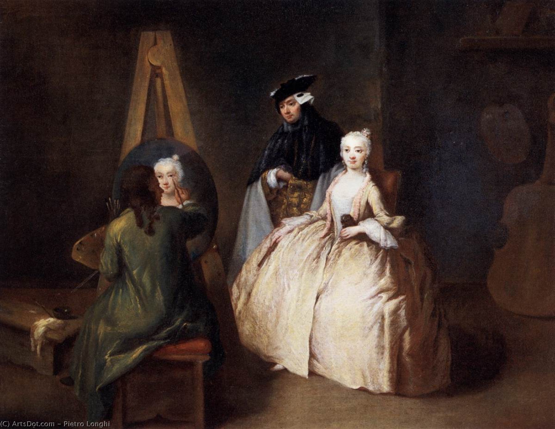 Painter In His Studio — Пьетро Лонги