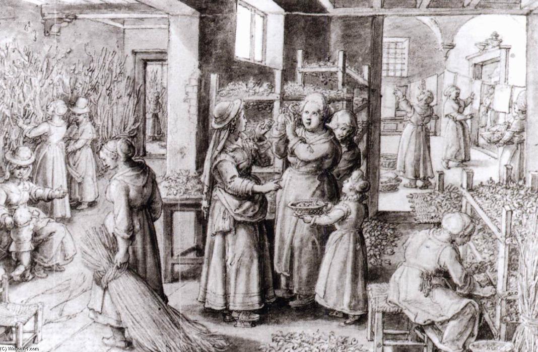 Silkworm Farm — Johannes Stradanus