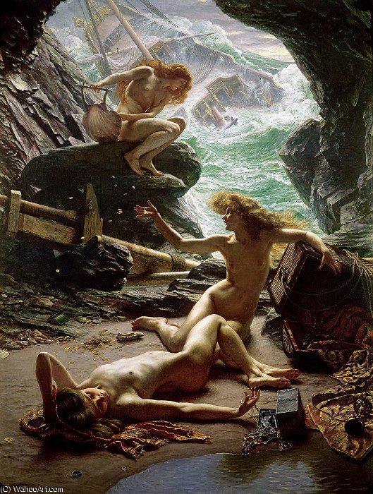The Cave Of The Storm Nymphs — Sir Edward John Poynter